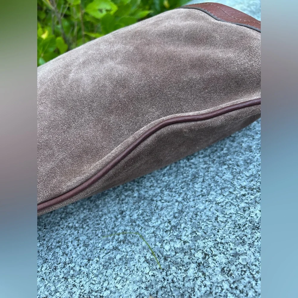 MAKOWSKY GIAMMA Hobo Shoulder Bag Genuine Suede/Leather Handbag,Designer - Picture 11 of 16